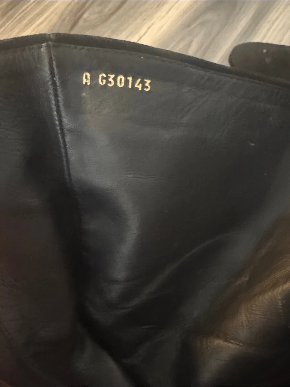 Authentic Chanel black and white stitched suede and leather boots 38 8